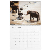 Elephants Calendar Kalender (Feb 2027)