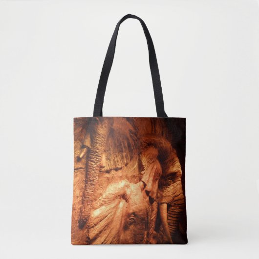 Elephants Canvas tas (Voorkant)