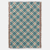 Elephants Collectie, marine, rood, beige speldenst Deken (Voorkant Verticaal)