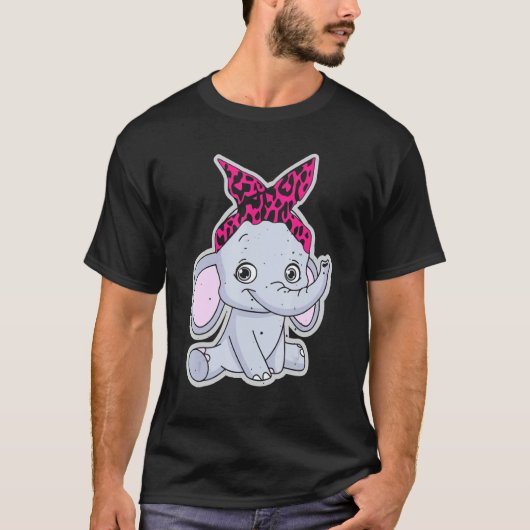 Elephants Cute T-shirt (Voorkant)
