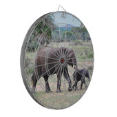 Elephants Dartboard Dartbord (Voorkant Links)