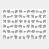 Elephants die papierbladen overvullen inpakpapier vel (Voorkant 2)