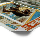 Elephants en Double Menagerie Circus Poster (Hoek)