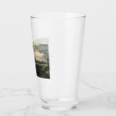 Elephants en een panter in de Indische woestijn Glas (Links)