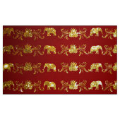 Elephants en Lotus Fabric Stof (Fat Quarter)