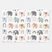 Elephants en Rainbows-papierverzameling Inpakpapier Vel (Voorkant)