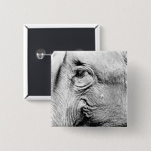Elephants Eye, 2017 Vierkante Button 5,1 Cm (Voorkant /achterkant)