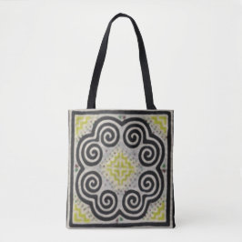 Elephant's Foot Hmong Pattern Tote Bag