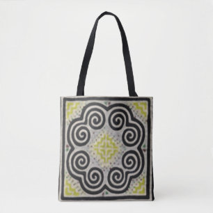 Elephant's Foot Hmong Pattern Tote Bag