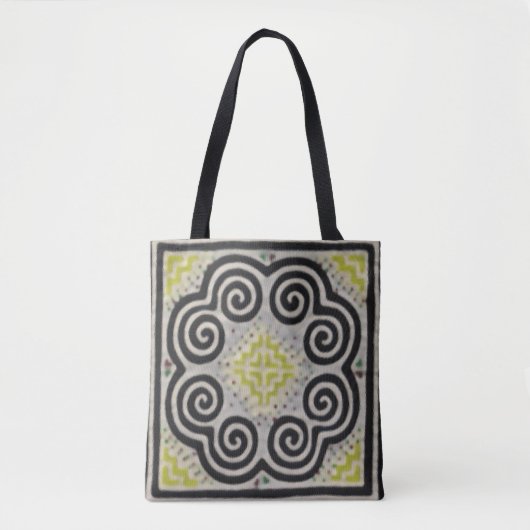 Elephant's Foot Hmong Pattern Tote Bag (Voorkant)
