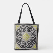 Elephant's Foot Hmong Pattern Tote Bag (Achterkant)