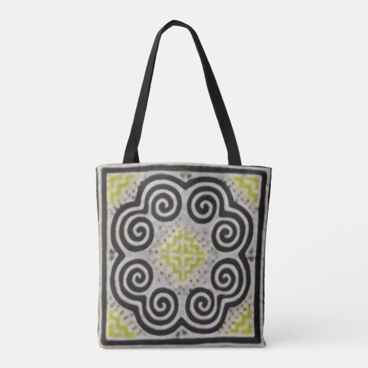 Elephant's Foot Hmong Pattern Tote Bag (Achterkant)