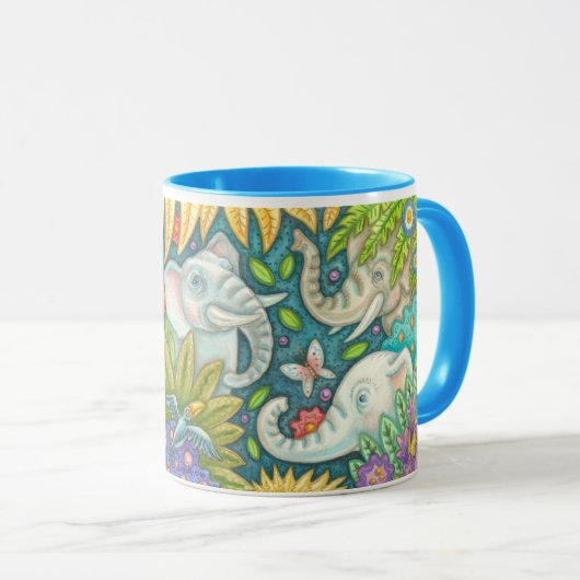 Elephant's Garden Folk Art RHandle Mok Susan Brack (Voorkant rechts)