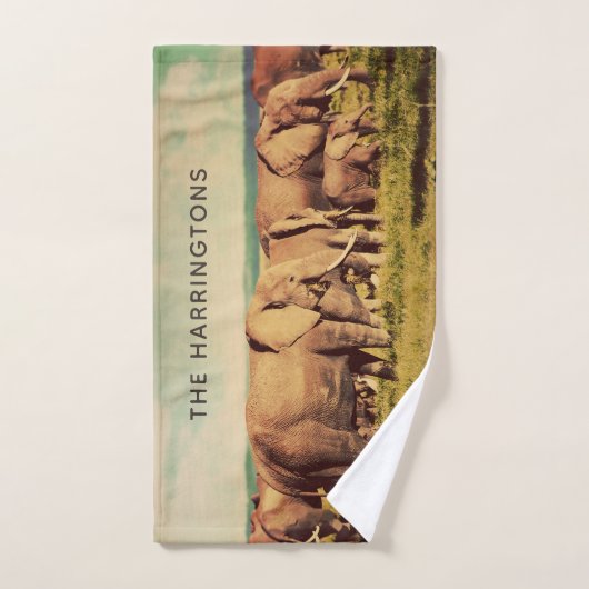 Elephants handhanddoek handdoek (Handdoek)
