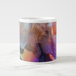 ELEPHANTS HERSTEL AFRIKAANSE WATEREN GROTE KOFFIEKOP