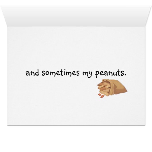 Elephants in Love Kaart (Binenzijde Horizontaal (Onderkant))