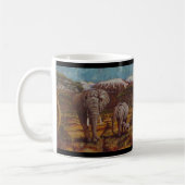 Elephants & Kilimanjaro Coffee Mugs Koffiemok (Links)