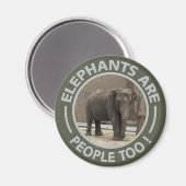ELEPHANTS magnet (Voorkant / Achterkant)