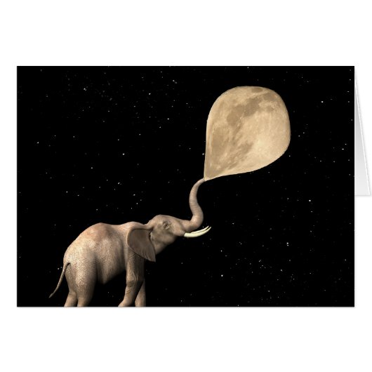 Elephants maken volle maan (Voorkant Horizontaal)