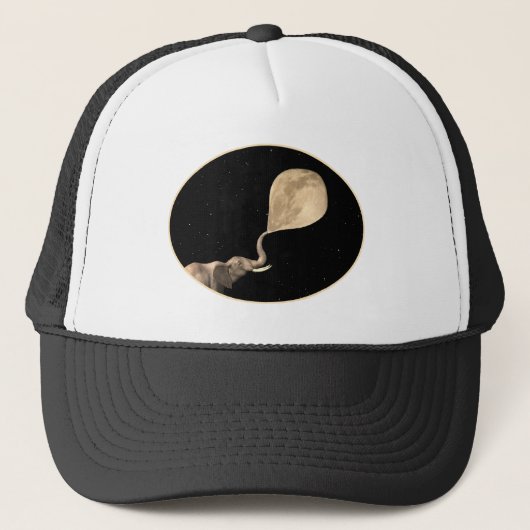 Elephants maken volle maan trucker pet (Voorkant)