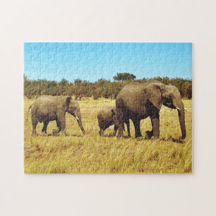 Elephants, Masai Mara Legpuzzel