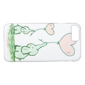 Elephants met ballonnen op maat Case-Mate iPhone case (Achterkant (Horizontaal))