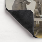 Elephants met theefeestje muismat (Hoek)