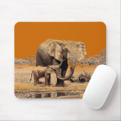 Elephants Mousepad Muismat (Met muis)