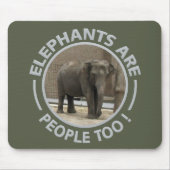 ELEPHANTS mousepad Muismat (Voorkant)