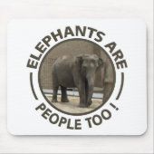 ELEPHANTS mousepad Muismat (Voorkant)