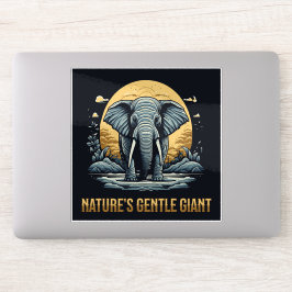 Elephants Nature's Gentle Giant Sticker