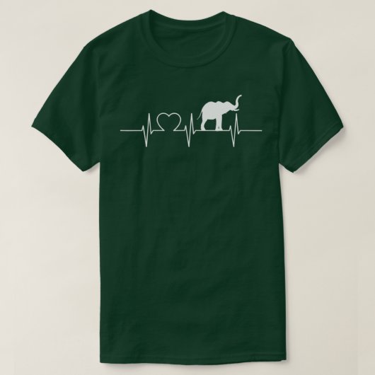 Elephants Natuur Wildlife Dierenbescherming schatt T-shirt (Design voorkant)