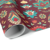 Elephants of Celebration – Diwali Reverie Cadeaupapier (Rol Hoek)