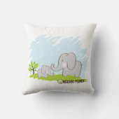 Elephants Organic Planet Sierkussen (Achterkant)