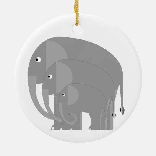 Elephants Ornament (Achterkant)
