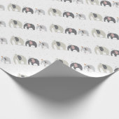 Elephants-pakpapier Cadeaupapier (Hoek)