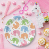Elephants Paper-Borden Papieren Bordje (Feest)