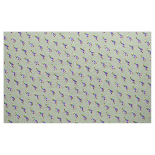 Elephants Pattern Fabric Stof (Yard (91,4 cm))