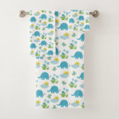 Elephants Pattern-handdoekset Bad Handdoek (Insitu)