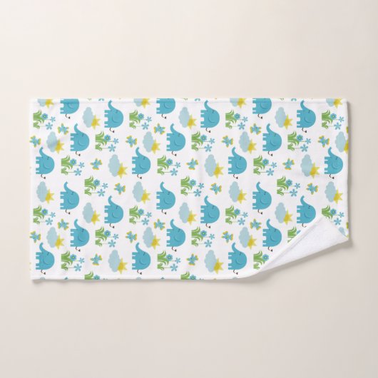 Elephants Pattern-handdoekset Bad Handdoek (Handdoek)