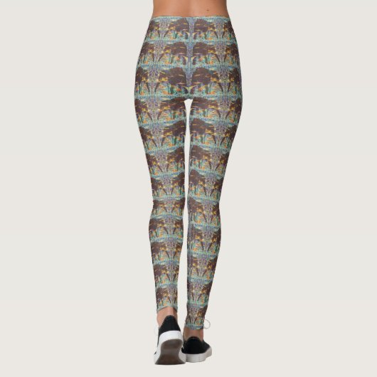 Elephants Patterned Leggings (Achterkant)