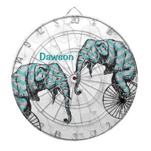 Elephants plus fietsen Equal YIKES Dartbord