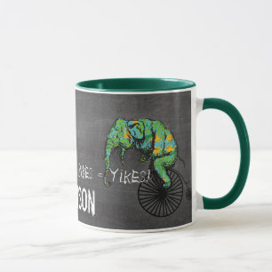 Elephants plus fietsen Equal YIKES Mok