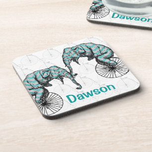 Elephants plus fietsen Equal YIKES Onderzetter