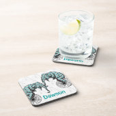 Elephants plus fietsen Equal YIKES Onderzetter (Rechterzijde)