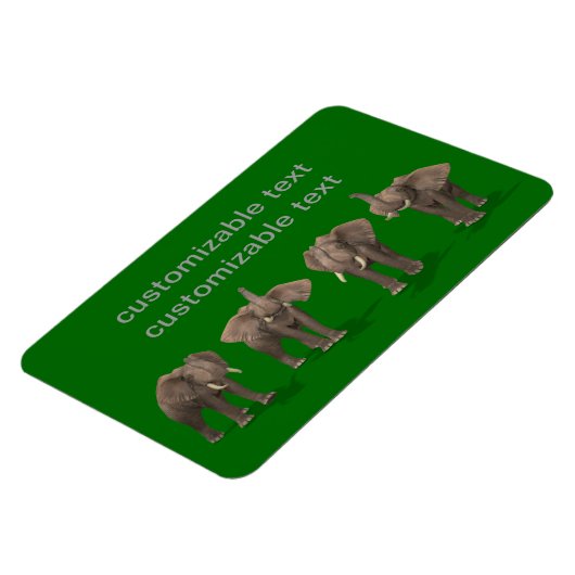 Elephants Quartet Magneet (Linkerzijde)