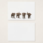Elephants Quartet Visitekaartje (Voorkant /achterkant)