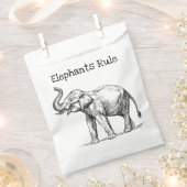 Elephants-regel Bedankzakje (Geknipt)