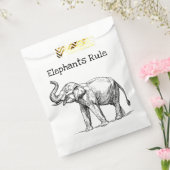 Elephants-regel Bedankzakje (Gezegeld)
