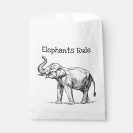 Elephants-regel Bedankzakje